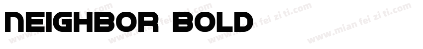 Neighbor Bold字体转换